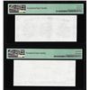 Image 2 : Set of Giori Test Note Washington & Lincoln Memorial PMG Superb Gem Unc 68EPQ