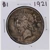 Image 1 : 1921 $1 Peace Silver Dollar Coin