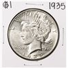 Image 1 : 1935 $1 Peace Silver Dollar Coin