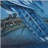 Image 2 : Martin Katon "Happy Day Blue Jay" Original Oil on Canvas