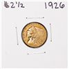 Image 1 : 1926 $2 1/2 Indian Head Quarter Eagle Gold Coin