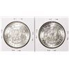 Image 2 : Lot of (2) 1889 $1 Morgan Silver Dollar Coins