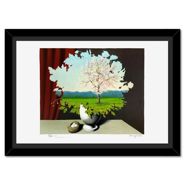 Rene Magritte 1898-1967 (After) "Le Plagiat (Plagiary)" Limited Edition Lithograph