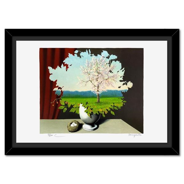 Rene Magritte 1898-1967 (After)  Le Plagiat (Plagiary)  Limited Edition Lithograph