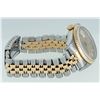 Image 3 : Rolex Mens Two Tone Champagne Linen Index Datejust Wristwatch