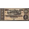 Image 1 : 1864 $10 Confederate States of America Note