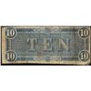 Image 2 : 1864 $10 Confederate States of America Note