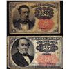 Image 1 : Lot of 1874 Fifth Issue Ten & Twenty Five Cents Fractional Currency Notes