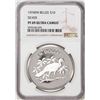 Image 1 : 1974FM $10 Belize Proof Silver Coin NGC PF69 Ultra Cameo