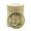 Image 1 : Roll of (20) Brilliant Uncirculated 1962-D Franklin Half Dollar Coins