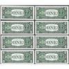 Image 2 : Lot of (8) Consecutive 1963 $1 Federal Reserve Notes Atlanta