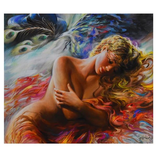 Arkady Ostritzky "Embrace" Limited Edition Serigraph On Canvas