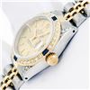 Image 7 : Rolex Ladies Two Tone Champagne Sapphire and Diamond Datejust Wristwatch
