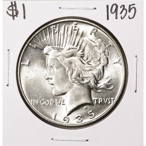 1935 $1 Peace Silver Dollar Coin