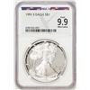 Image 1 : 1991-S $1 American Silver Eagle Coin NGCX Proof 9.9 Ultra Cameo