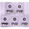 Image 2 : Lot of (5) 2016-Mo Mexico Proof 1/10 oz Silver Libertad Coin PCGS PR69DCAM