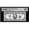 Image 1 : 1993 $20 Federal Reserve Star Note San Francisco Fr.2080-L* PMG Superb Gem Unc 67EPQ