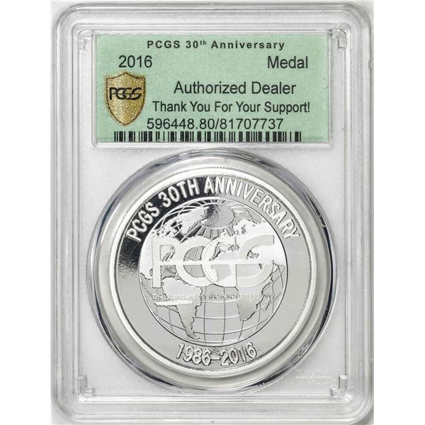 2016 PCGS 30th Anniversary Authorized Dealer Medal