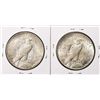 Image 2 : Lot of 1922-S & 1923-S $1 Peace Silver Dollar Coins