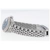 Image 4 : Rolex Ladies Stainless Steel Blue Vignette Diamond Datejust Wristwatch