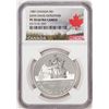 Image 1 : 1987 Canada $1 Proof John Davis Expedition Silver Dollar Coin NGC PF70 Ultra Cameo