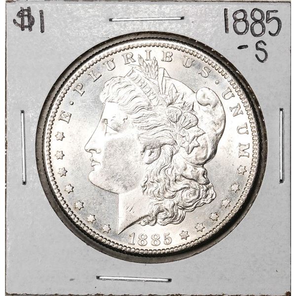 1885-S $1 Morgan Silver Dollar Coin