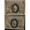 Image 1 : Lot of March 3, 1863 First Issue Five & Ten Cents Fractional Currency Notes