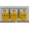 Image 3 : LOT OF 3 - SHELL X-100 MOTOR OIL CANS - 1L 