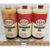Image 1 : LOT OF 3 - ESSO 35oz OUTBOARD OIL BOTTLES 