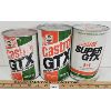 Image 1 : LOT OF 3 - CASTROL ONE QUART GTX 20W-50 & 10W-4 MULTI GRADE MOTOR OIL CANS 