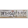 Image 1 : PAIR OF 1986 ONTARIO LICENSE PLATES 