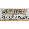 Image 1 : LOT OF 2 - PAIRS OF 2000 & 2010 ONTARIO LICENSE PLATES