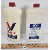 Image 2 : LOT OF 2 - VALVOLINE 1 IMPERIAL QUART OUTBOARD MOTOR OIL BOTTLES