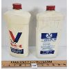 Image 2 : LOT OF 2 - VALVOLINE 1 IMPERIAL QUART OUTBOARD MOTOR OIL BOTTLES