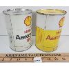 Image 2 : LOT OF 2 - AEROSHELL 1L OIL CANS