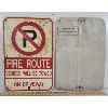 Image 2 : LOT OF 2 - FIRE ROUTE AND RESERVED PARKING SIGNS