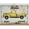 Image 1 : FORD SALES & SERVICE EMBOSSED SST SIGN