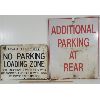 Image 1 : LOT OF 2 - PARKING SIGNS 