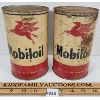Image 1 : LOT OF 2 - MOBIL OIL QUART CANS