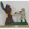 Image 3 : CAST IRON MECHANICAL BEAR HUNTING BANK