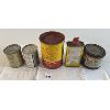 Image 2 : LOT OF 5 - FIRESTONE, ALEMITE, LIQUID WRENCH, BARDAHL, LUBRI-GAS - MISC TINS - SOME CONTENTS