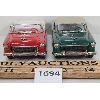 Image 2 : LOT OF 2 - COLLECTION CLASSICS MINI GRID SCALE 1955 CHEVY MODELS W/ BOXES