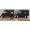 Image 3 : LOT OF 2 - ERTL 1913 FORD MODEL T VAN COIN BANKS 