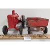 Image 2 : LOT OF 2 - DIECAST MASSEY-HARRIS 44 TRACTOR W/ TRAILER