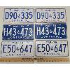 LOT OF 3 - 3 PAIRS OF 1975/ 1978 / 1979 ONT LIC PLATES