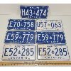 LOT OF 5 - 2 PAIRS 1976 & 1979 & 3 SINGLES - ONT LIC PLATES