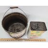 Image 2 : LOT OF 2 - B/A OIL COMPANY BUCKET & CLEANING SOLVENT CAN 