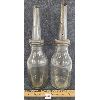 Image 4 : LOT OF 2 - MOTOR OIL QUART BOTTLES W/ MARVELUBE & ECO SPOUTS