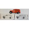 Image 1 : LOT OF 2 - ERTL 1938 SUPERTEST CHEVY PANEL TRUCK DIECAST COIN BANKS - 1:25 SCALE