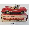 Image 1 : LINE MAR TOYS TIN FRICTION DONALD DUCK CONVERTIBLE W/ BOX